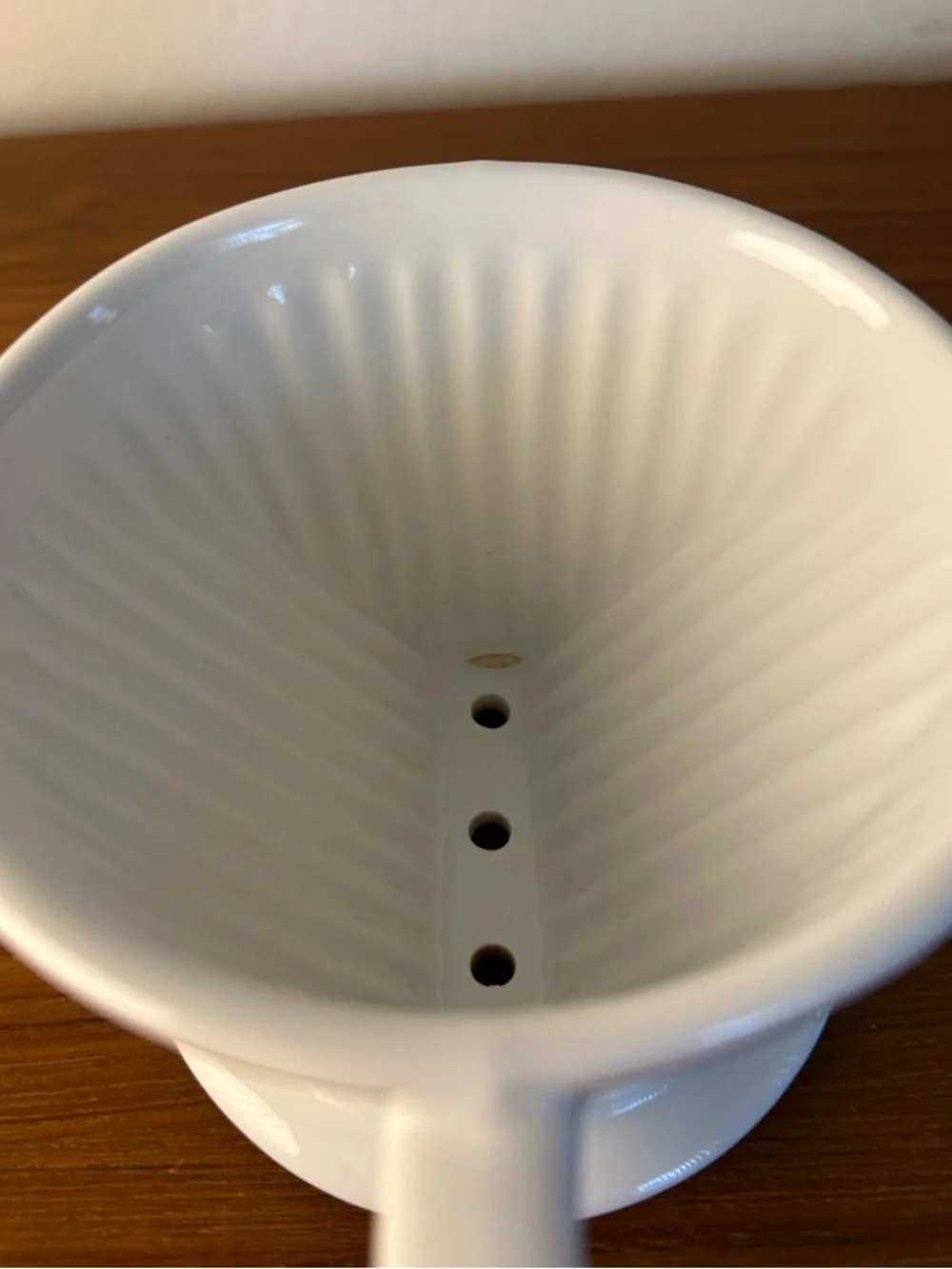 Sur La Table White Ceramic Coffee Dripper - Classic Pour Over